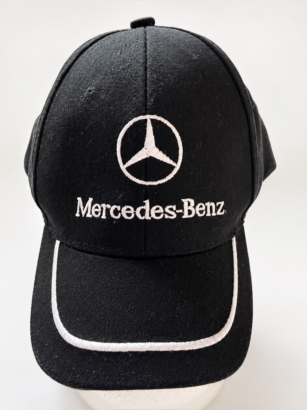 Mercedes AMG Petronas Black Baseball Cap with White Logo